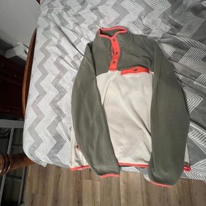 Eddie Bauer fleece pull over.